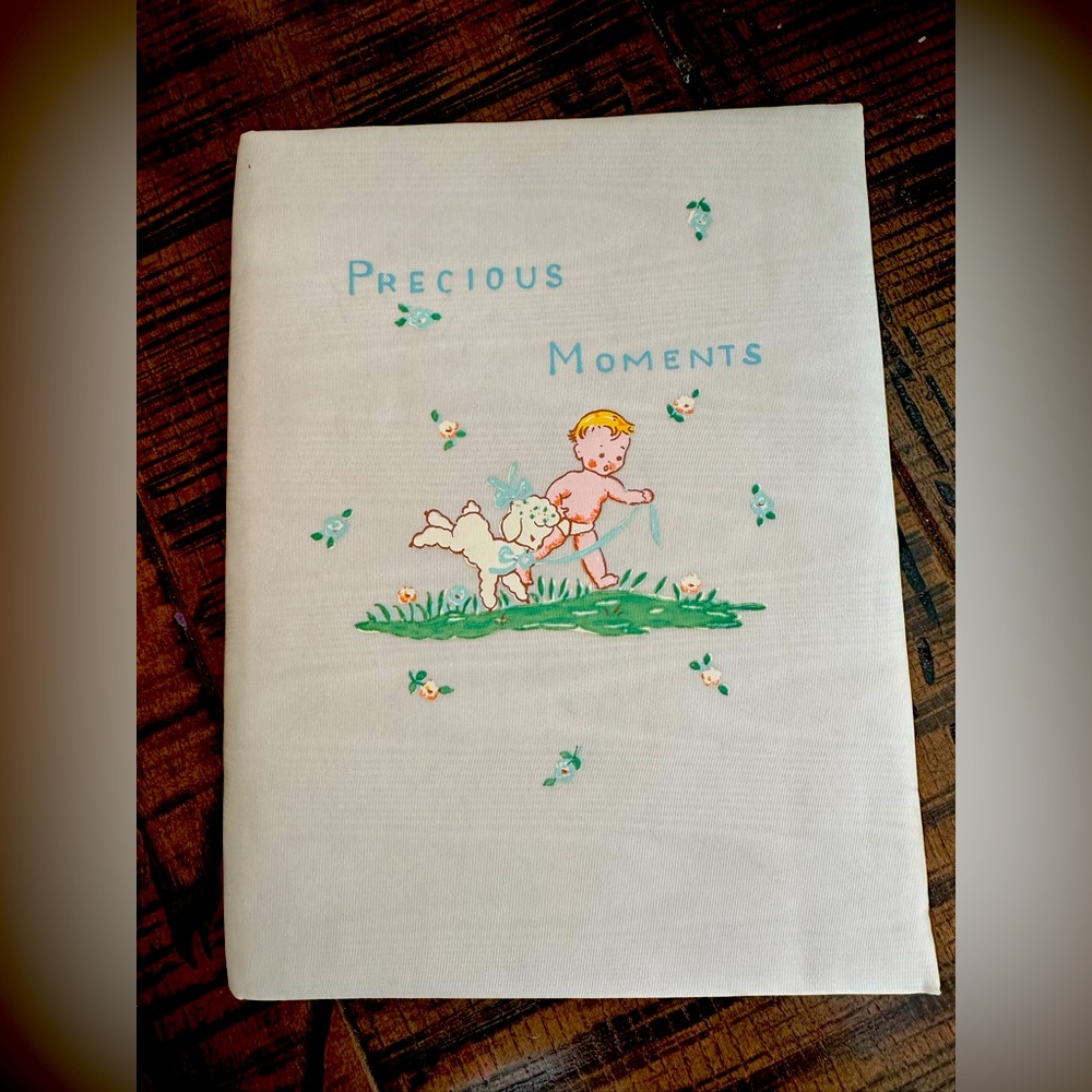 Vintage baby book